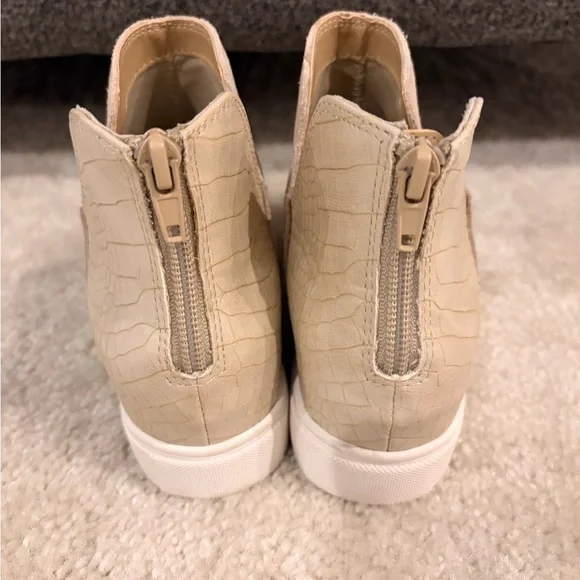 Steve Madden Suede Slip-On Ankle Sneakers - Picture 2 of 6